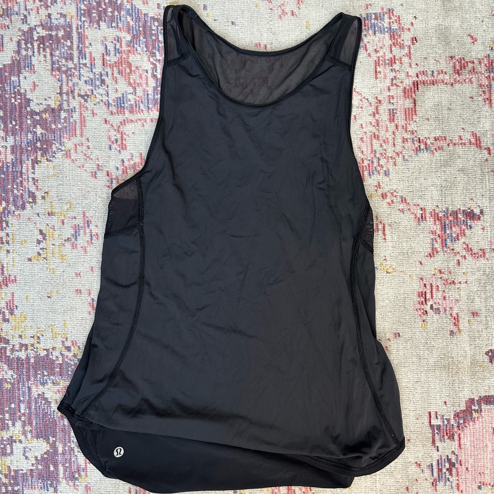 Lulu lemon black tank top
